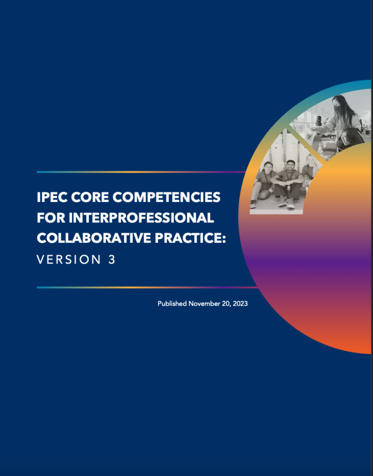 IPEC Core Competencies For Interprofessional Collaborative Practice: Version 3